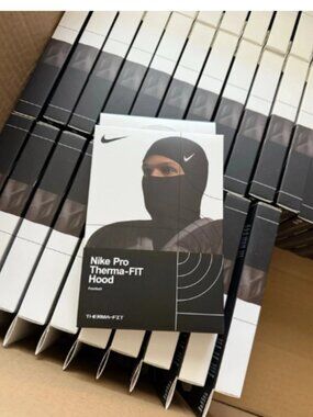 Nike Pro Therma-Fit Hyperwarm Hood Ski Mask Black  New